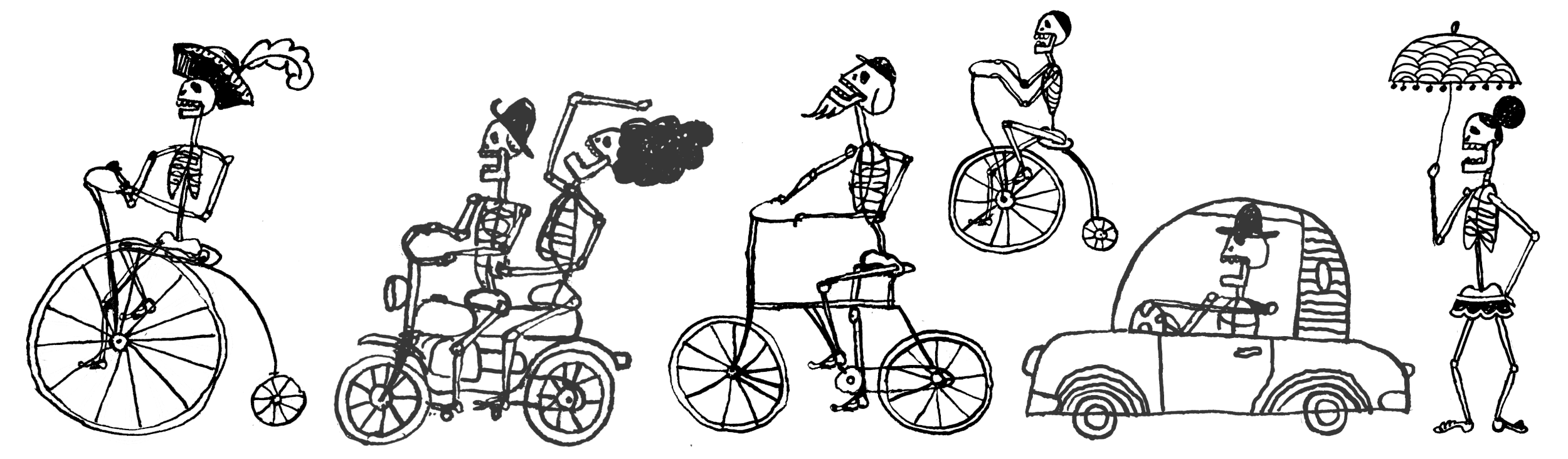 Blue Q, Day of the Dead, Illustrations, 2015