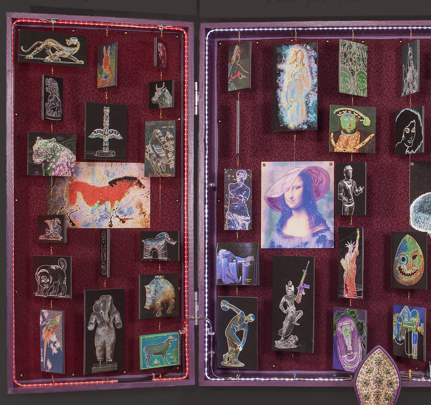 Art Shooting Gallery Triptych Left Half