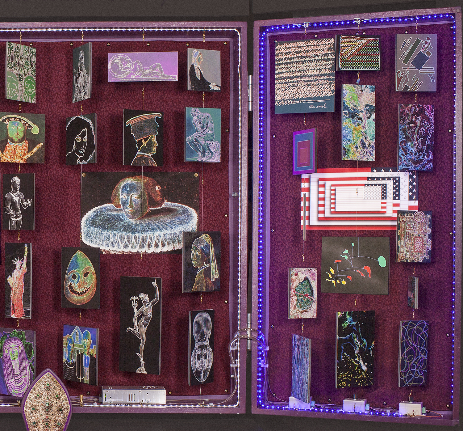 Art Shooting Gallery Triptych Right Half