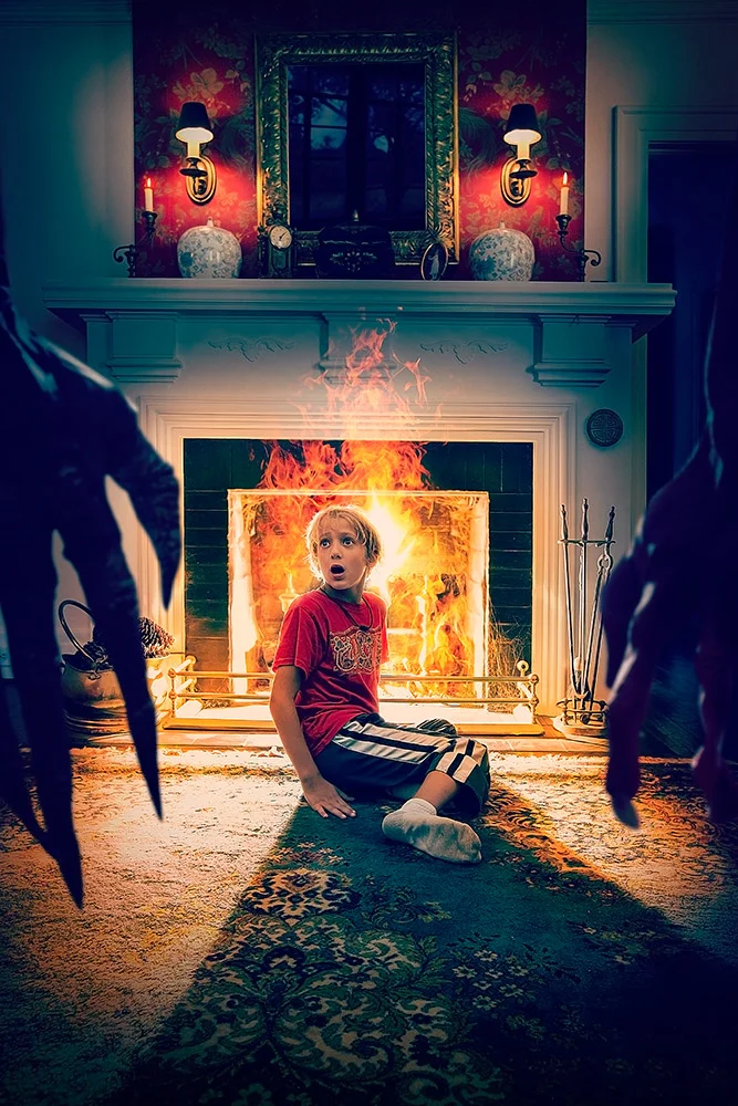 POSTER ART FOR THE SHORT FILM "DON'T LET THE LIGHT IN"