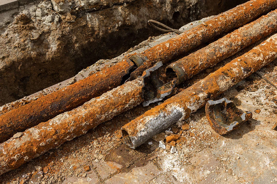 Cast Iron Pipes are vulnerable to corrosion and eventually break