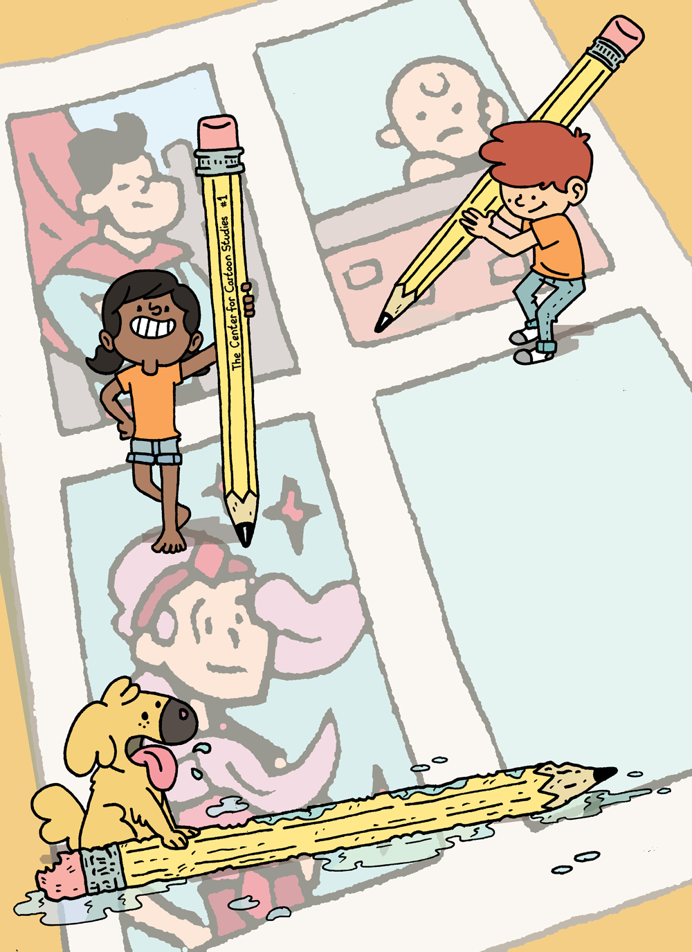 Poster, The Center for Cartoon Studies Kids Cartoon Club