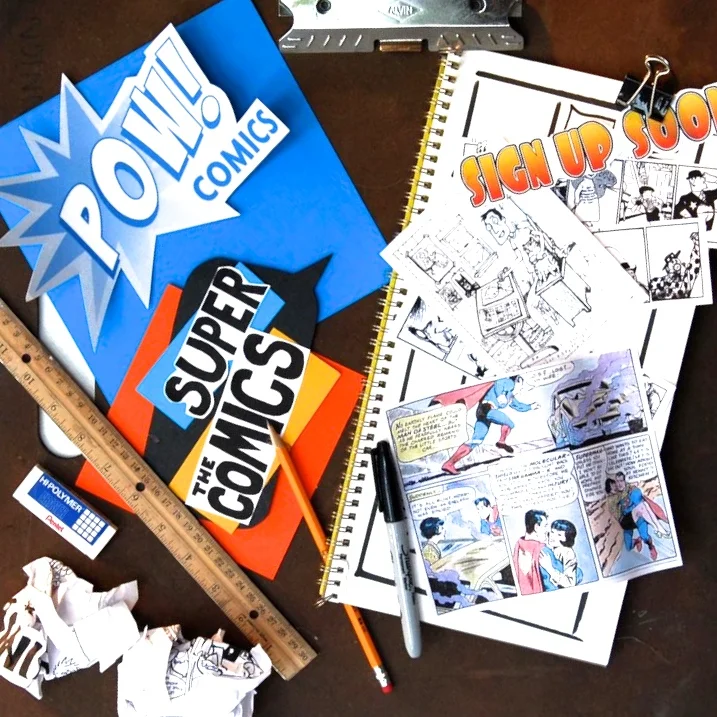 Summer – Comic Book Design – Ages 6 – 9