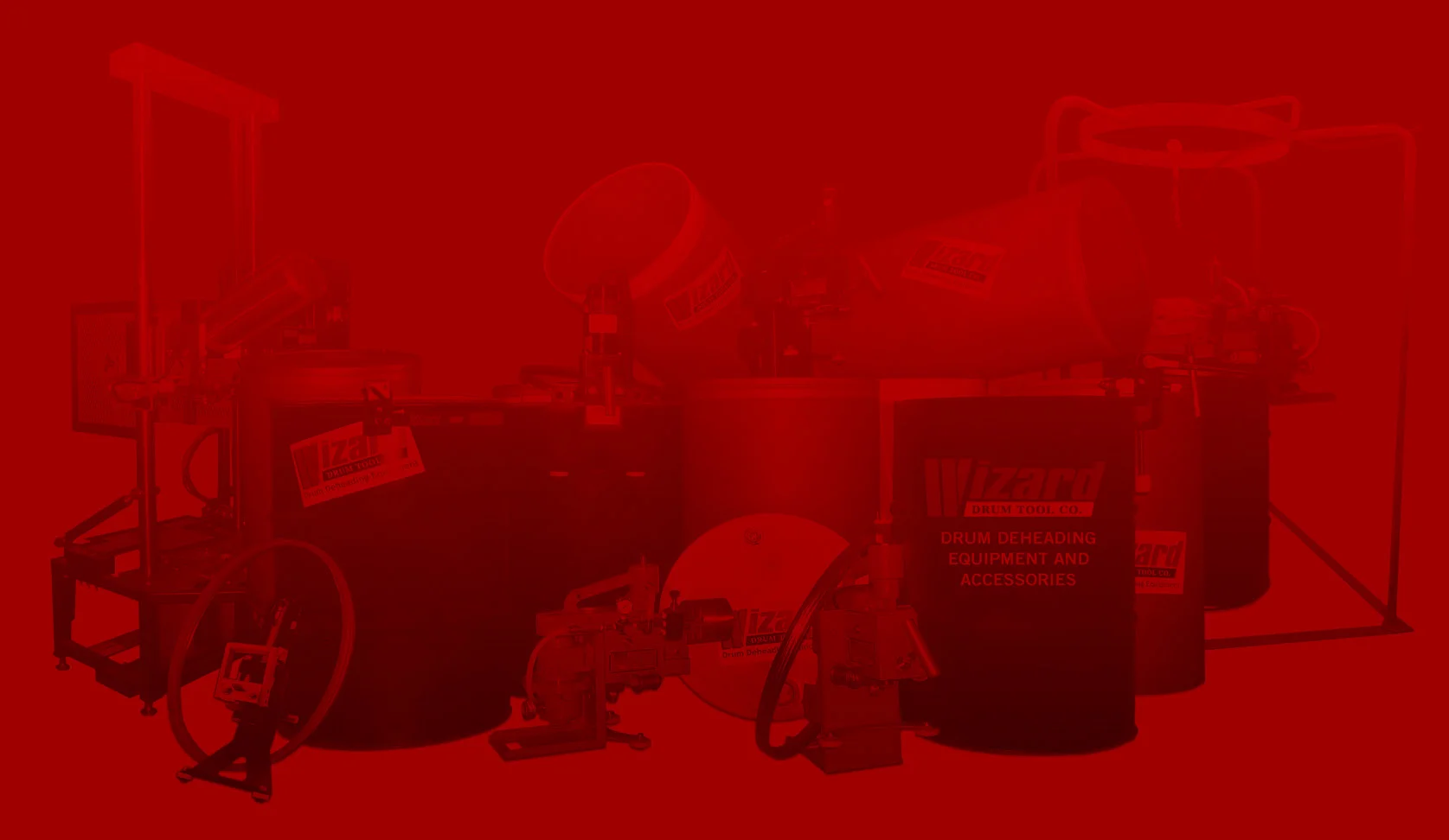 Drum Deheader and Drum Deheading Equipment Wizard Drum Tool Co.