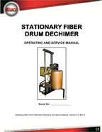 STATIONARY FIBER DECHIMER (SFD)