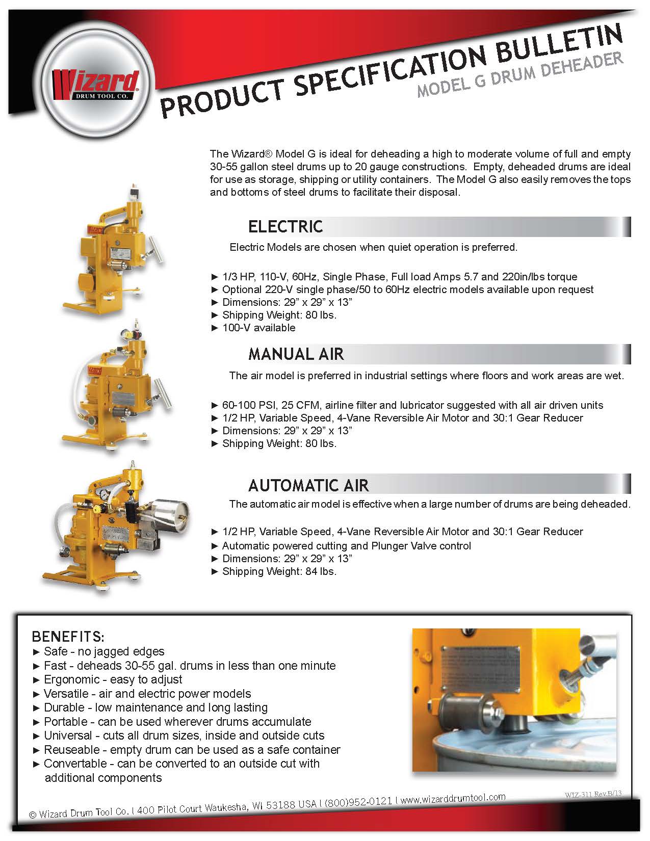 G-SERIES BULLETIN
