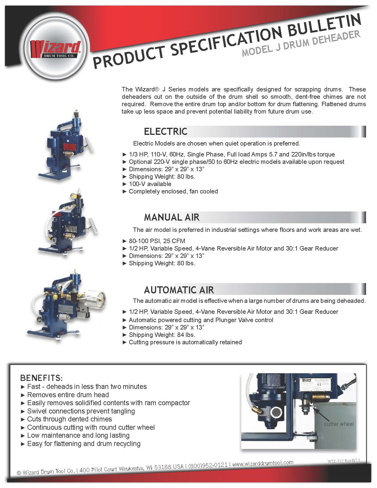 J-SERIES BULLETIN