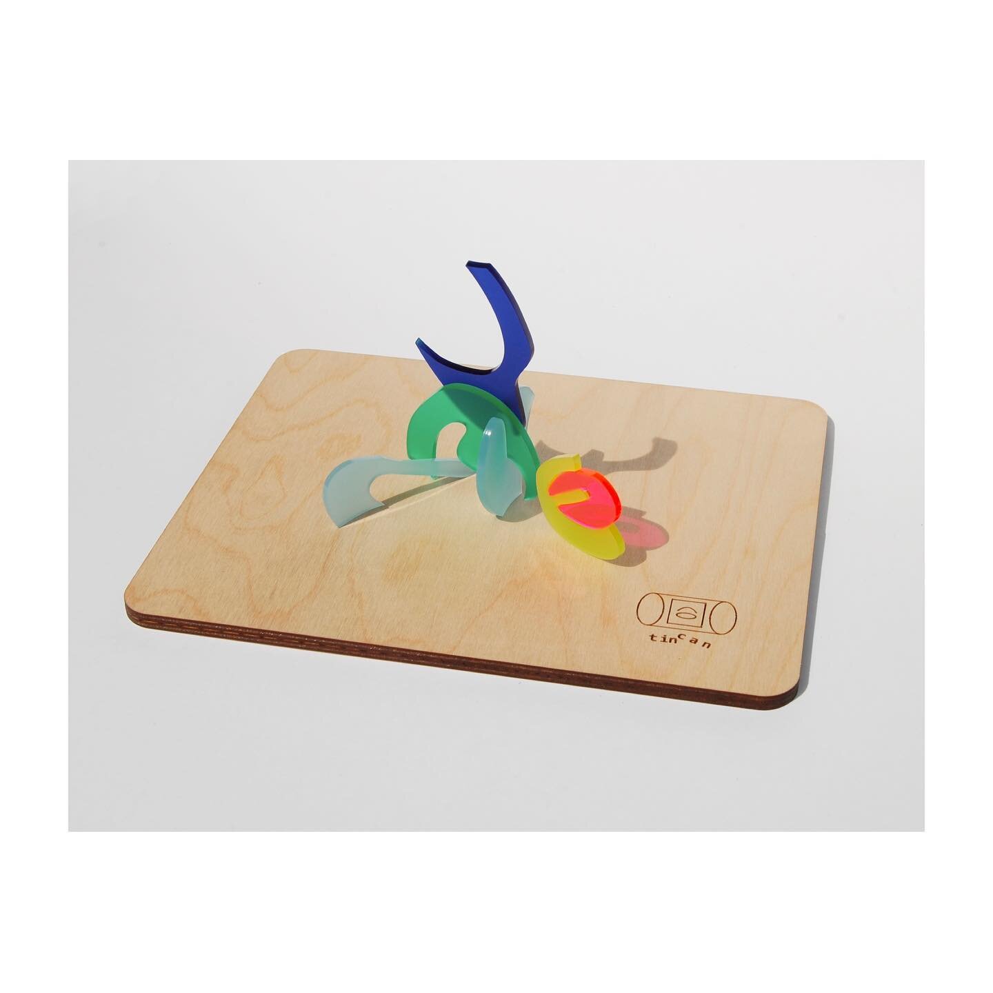 three more days until pre order for puzzles closes! you have until Monday, May 8. turn the board over and have fun with building and balancing. fun stuff for all ages! link in bio 🐸

#tincan #artforfun #artforplay #tactilemeditation #woodandacrylic 