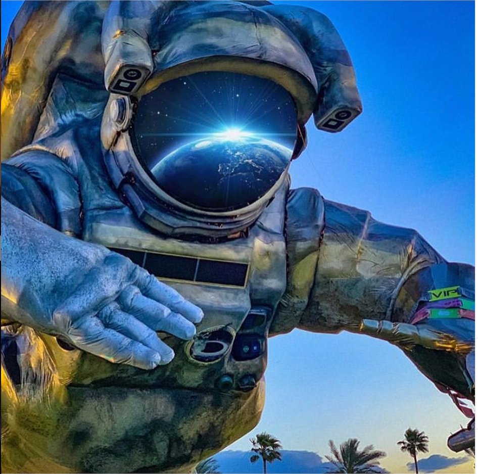 Poetic Kinetics Astronaut - Coachella - Fabrication Team