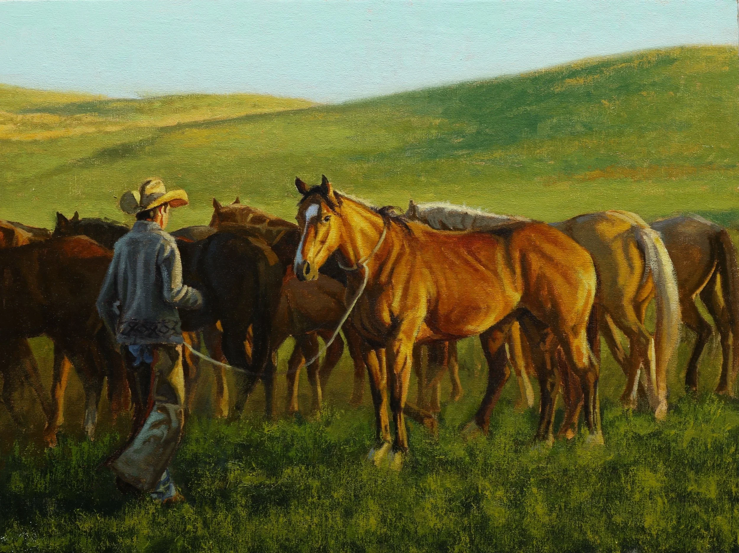 Morning Draft Pick (Available Through Terakedis Fine Art)