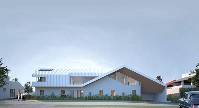 Elevation study for Very Special Kids Hospice by Parallel Practice #hospice #render #australianarchitecture #architecture #healthcare