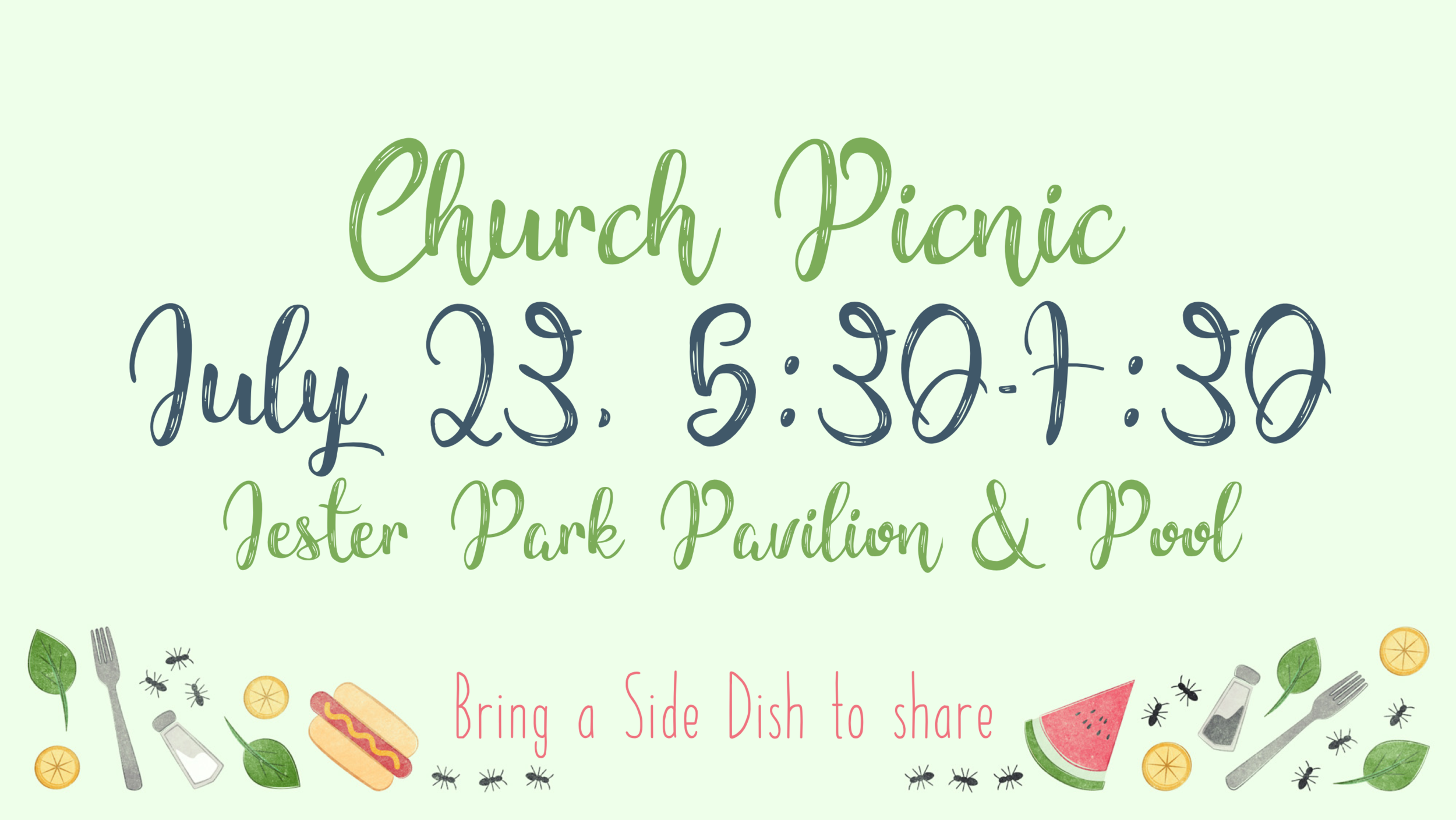 Church Pool Party & Picnic