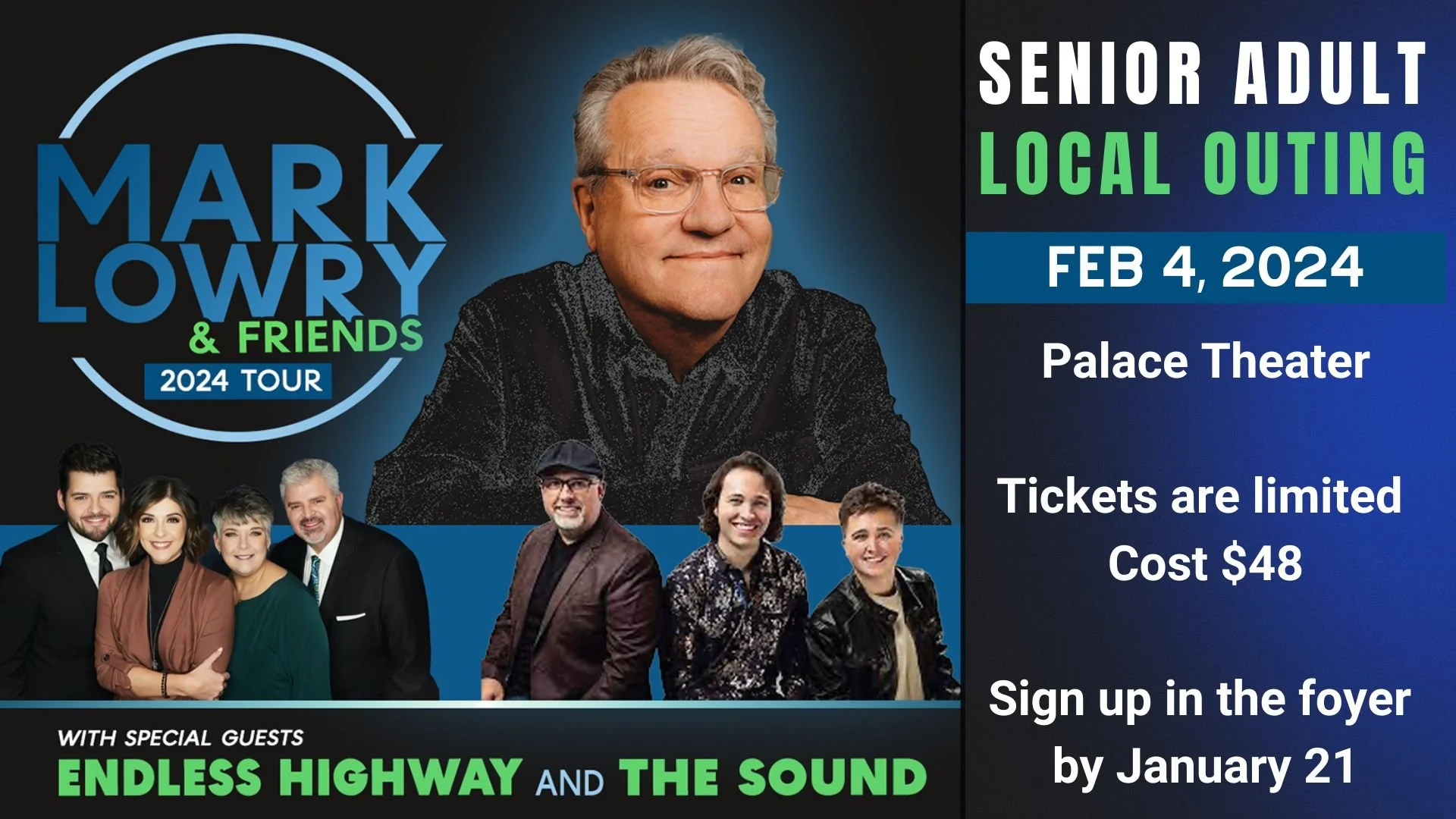 Senior Adult Outing to the Palace Theater