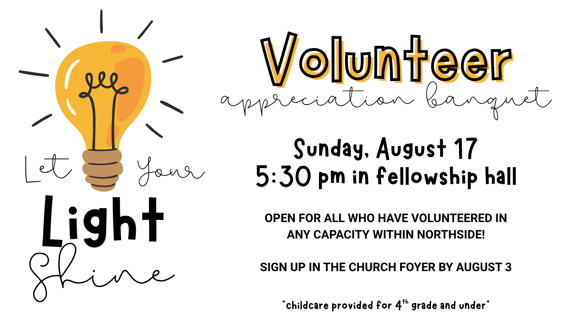 Volunteer Appreciation Banquet