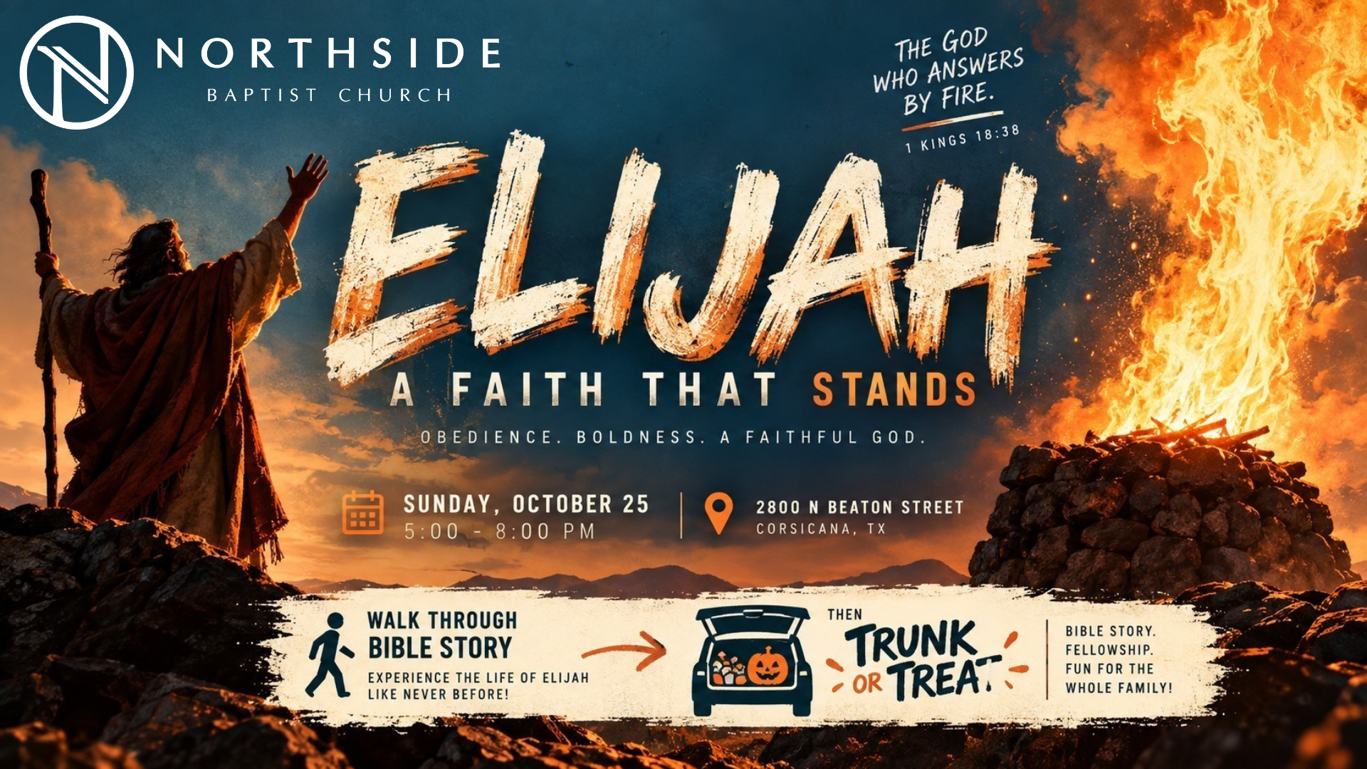 Fall Festival! Live bible story walk through &amp; trunk or treat