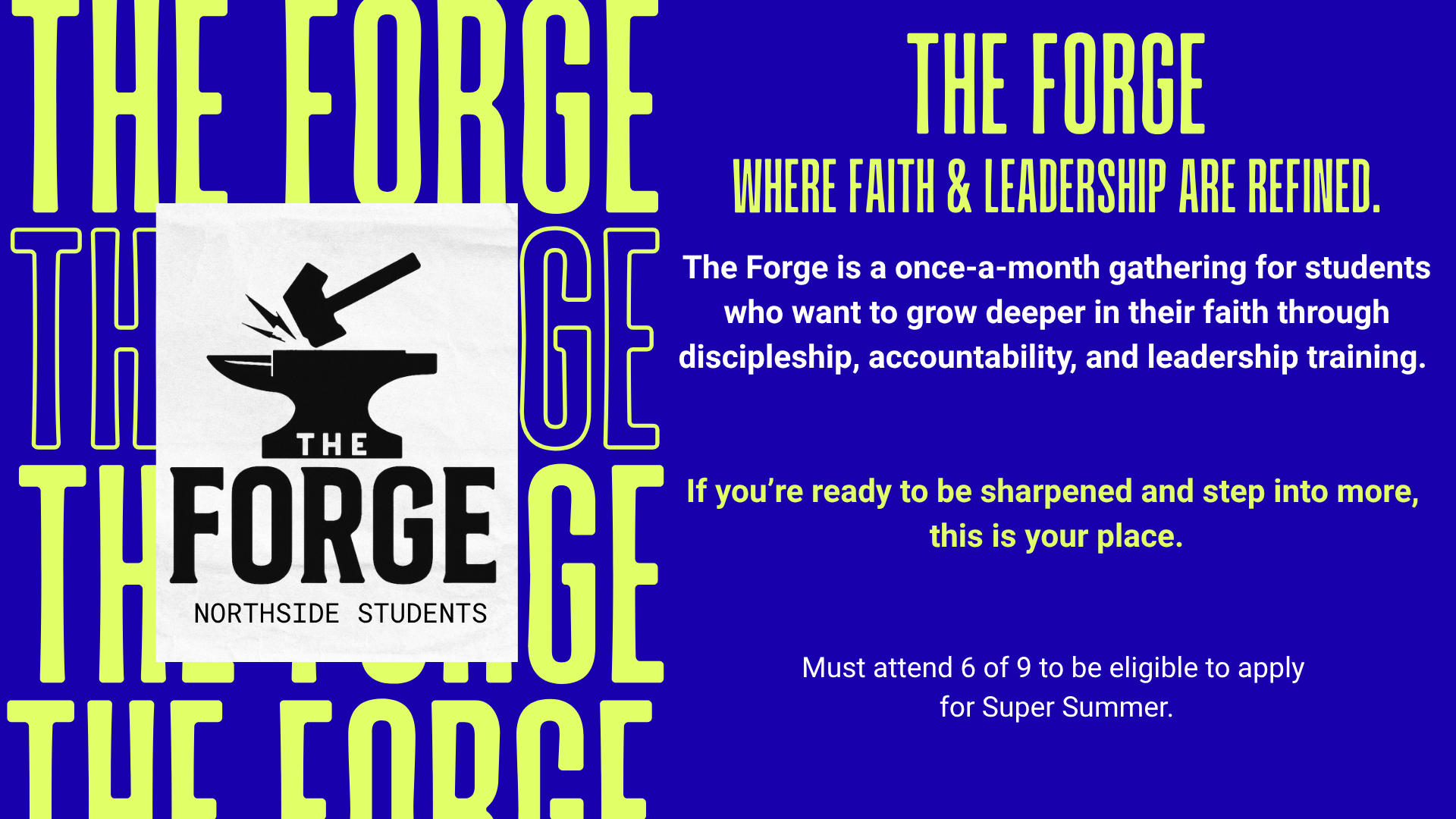 FORGE | Student Leadership Team