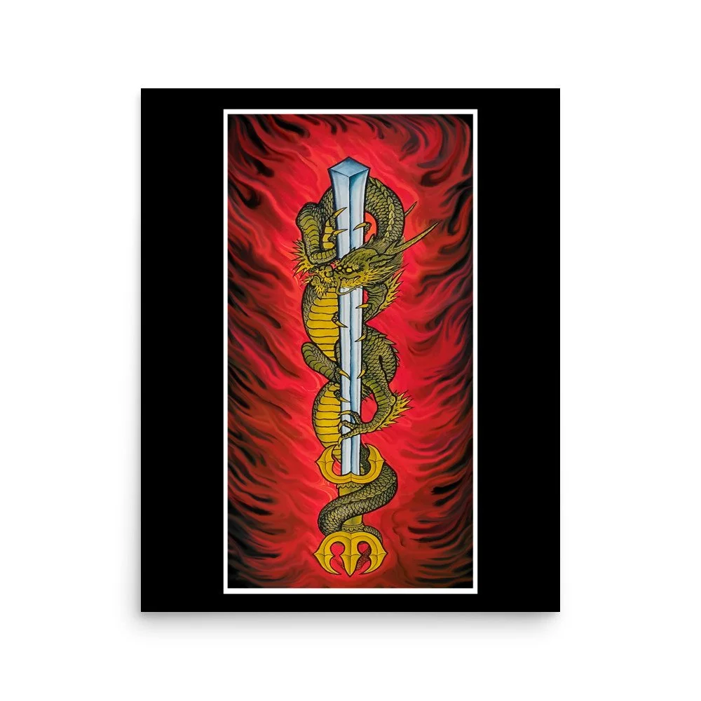 Clay Decker THE DRAGON ART PRINTS