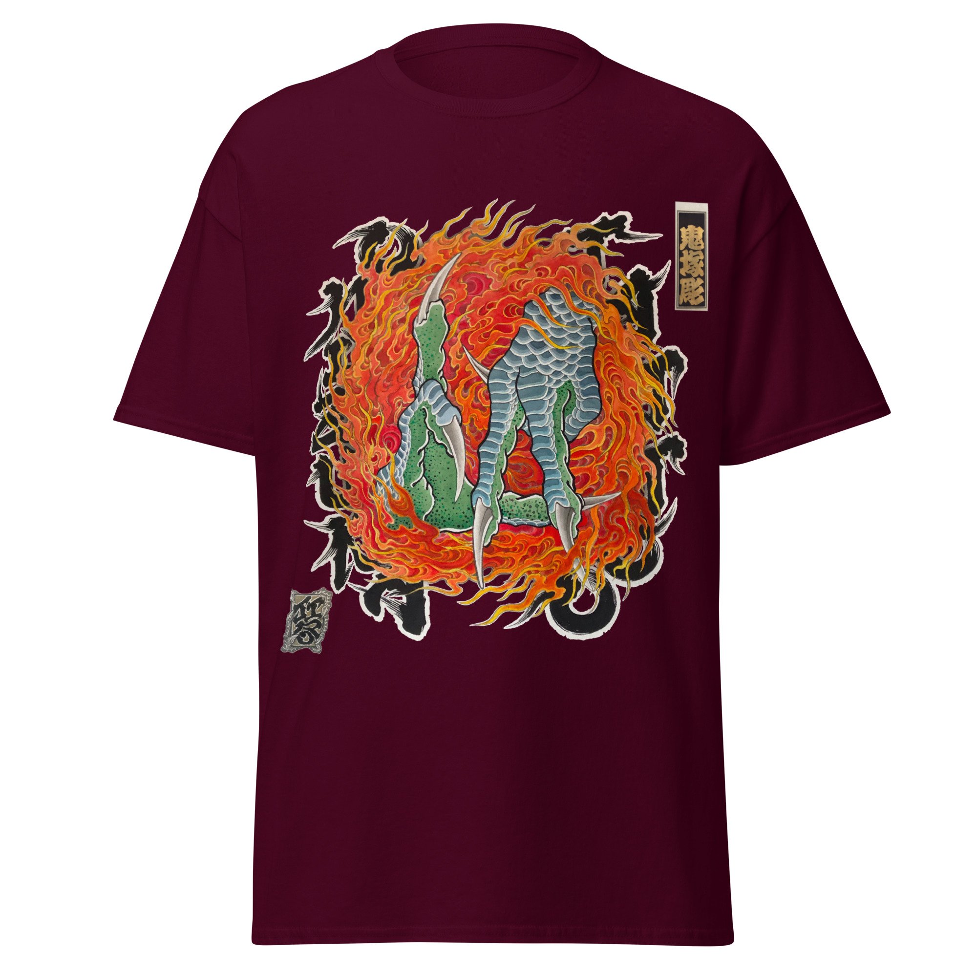 unisex-classic-tee-maroon-front-6a5aa3fa49213.jpg