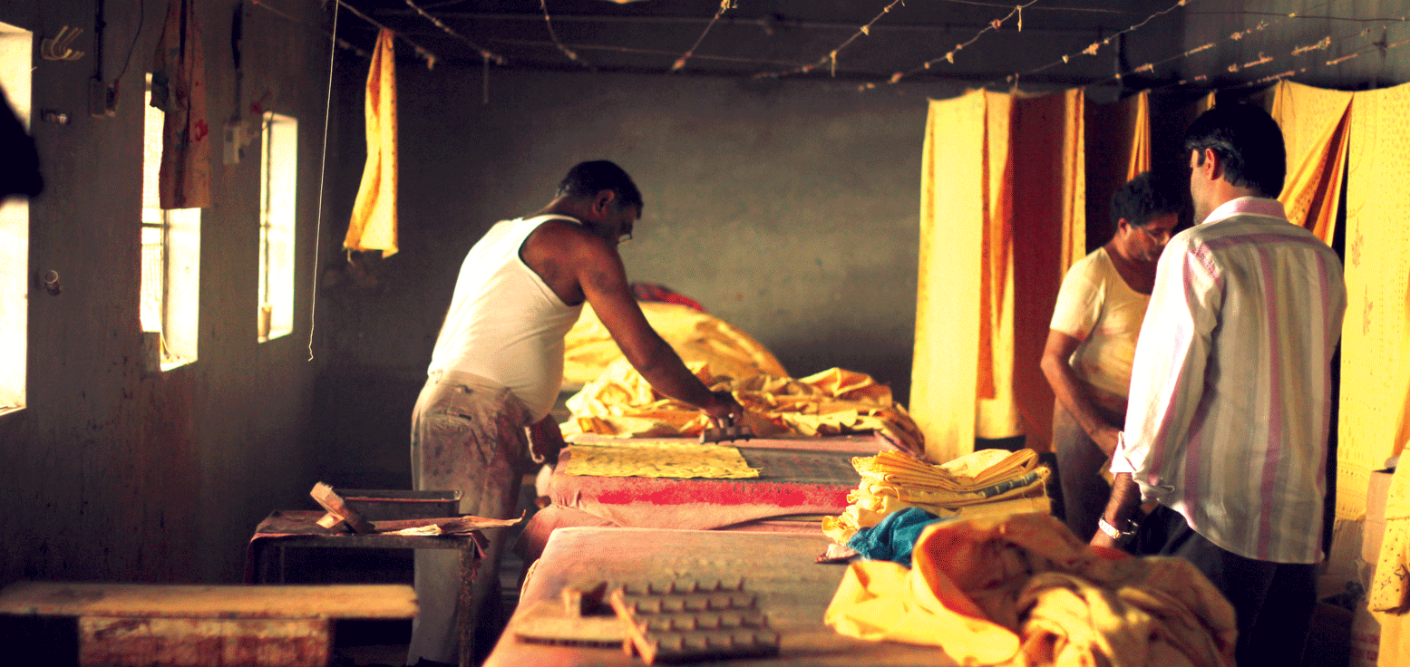 Printing with chemical dyes, Bhuj