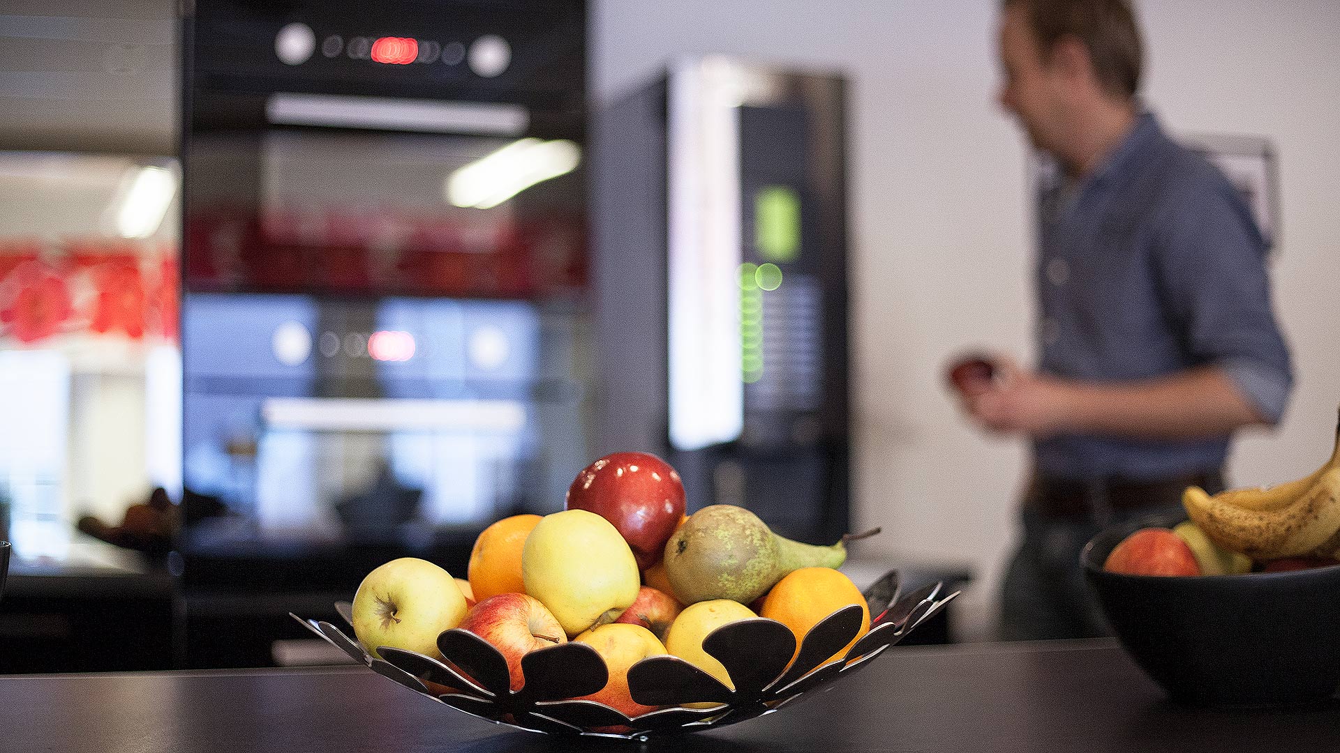 FUN @ WORK Starts with fruit or coffee