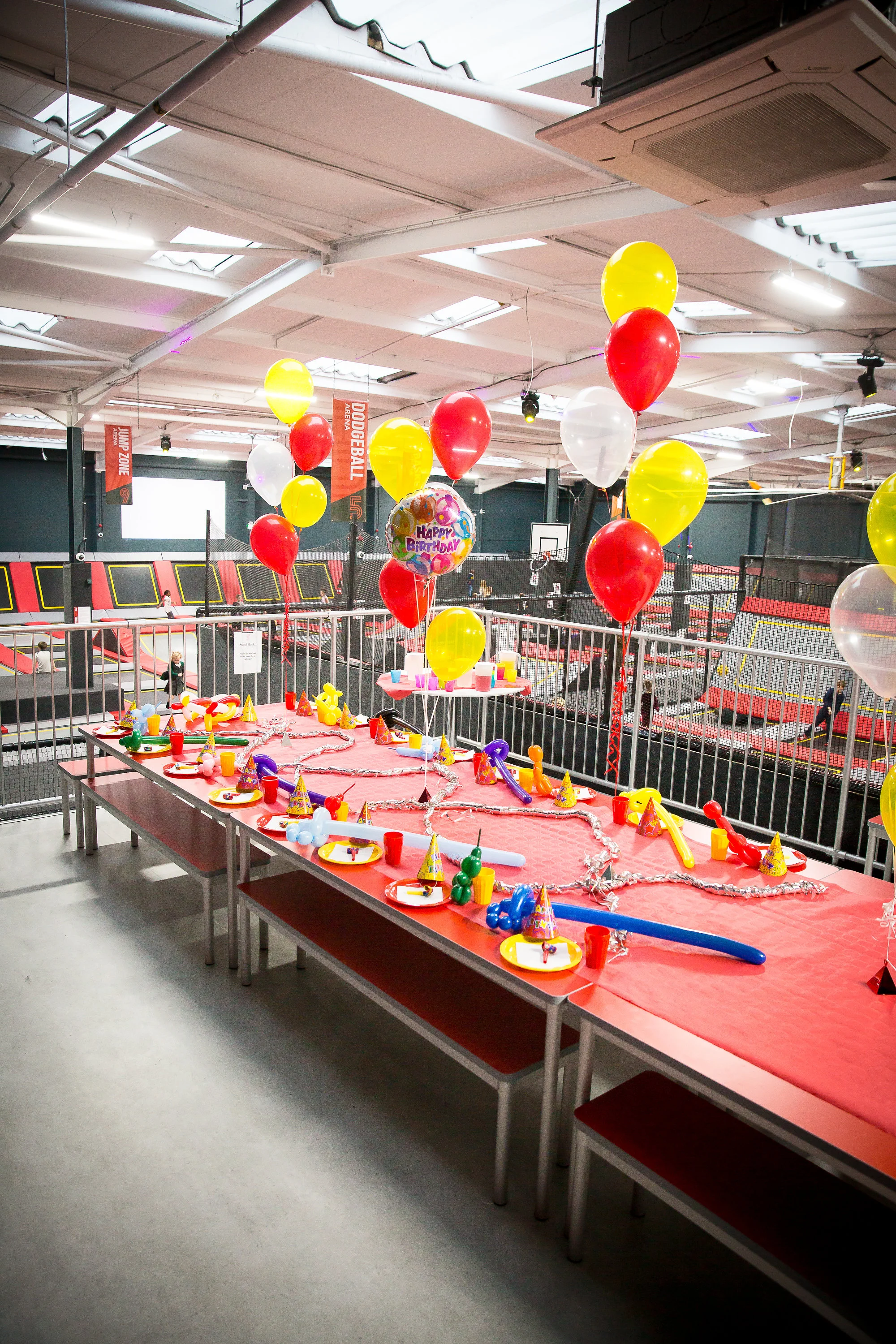 Trampoline park parties