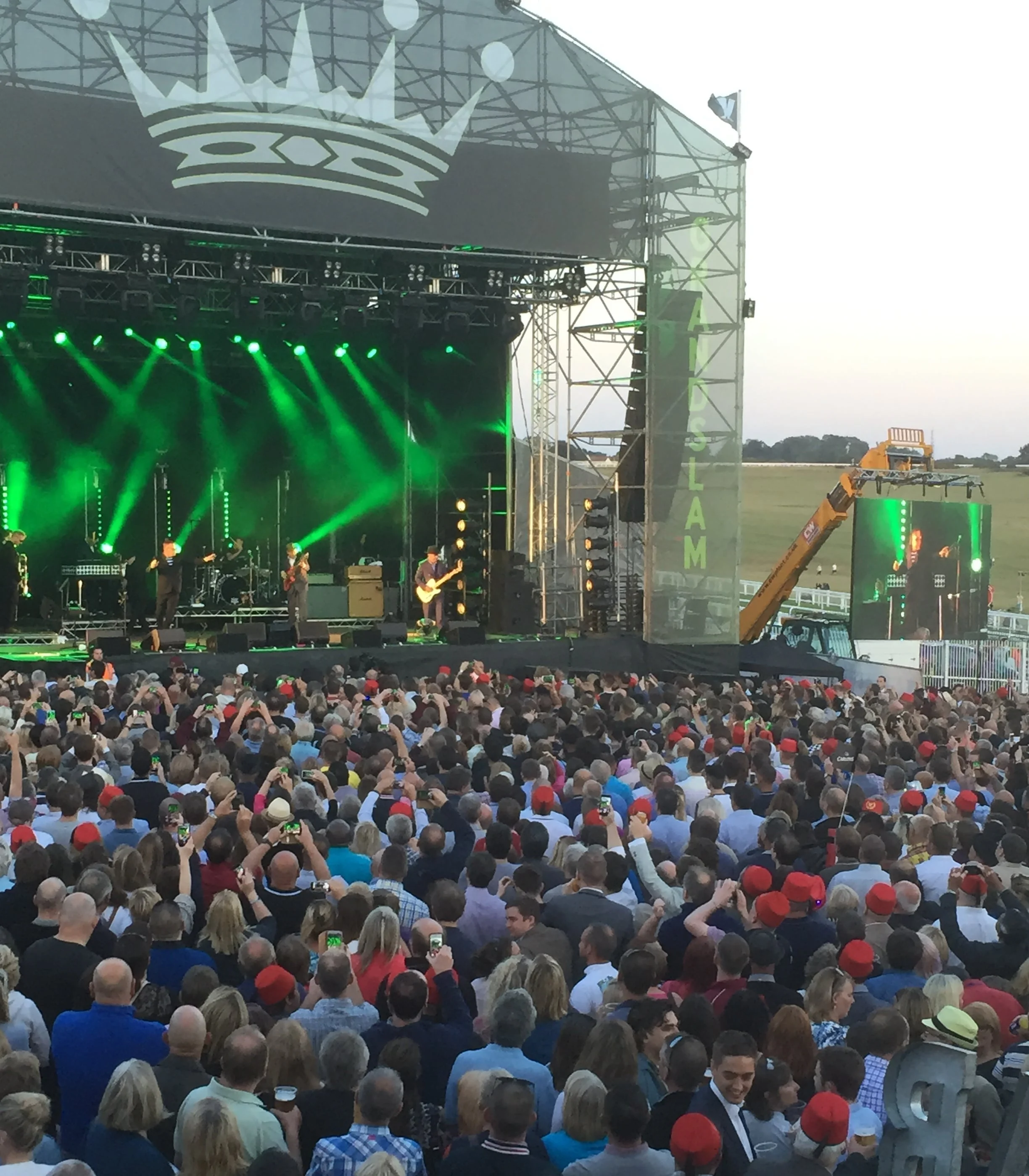 The Pearlies attend Madness weekender Minehead