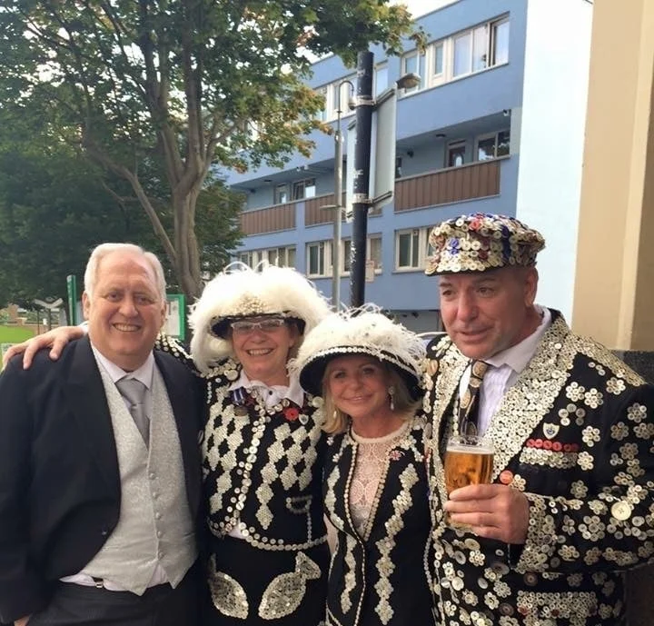 Pearly brother Jimmy Jukes receives an M.B.E from H.R.H