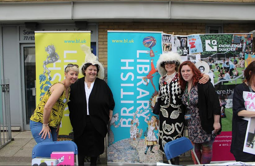 The fab stall with the lovely ladies from The British Library.