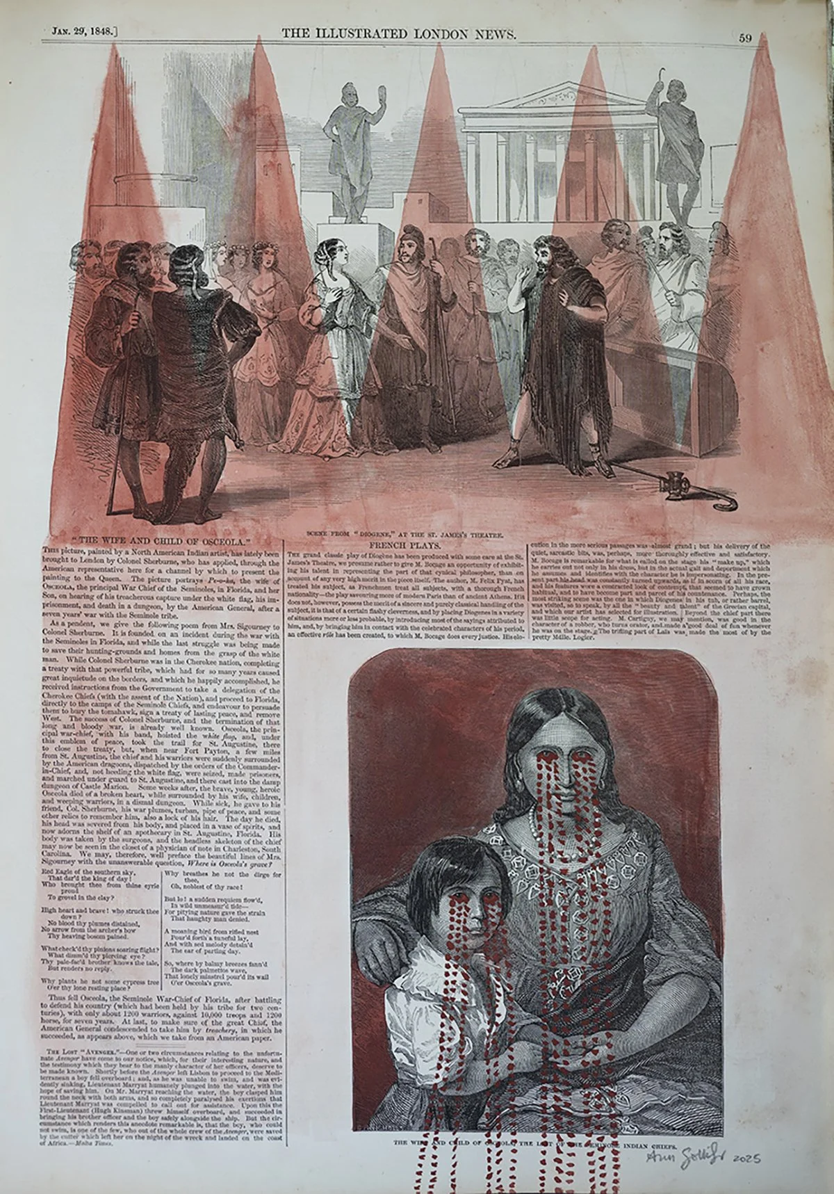 The last Chief of the Seminoles-His Wife and Son 