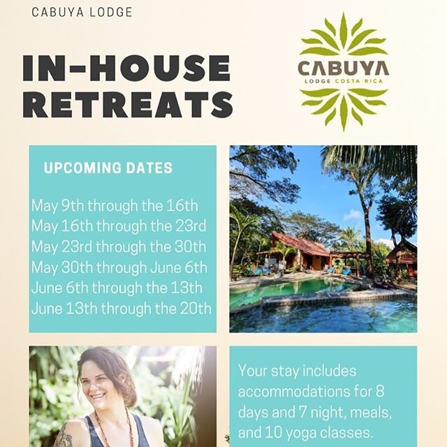 Did you know we are hosting in-house retreats? Visit our website for complete details!
.
.
.
#yoga #yogi #travel #costarica #puravida #cabuyalodge