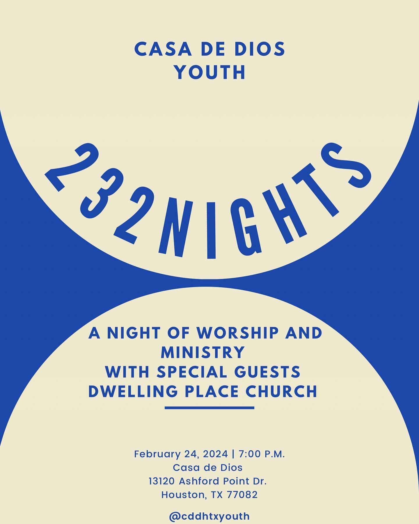 One more week! Tell your friends all are invited next Saturday for our first youth service of the year.
