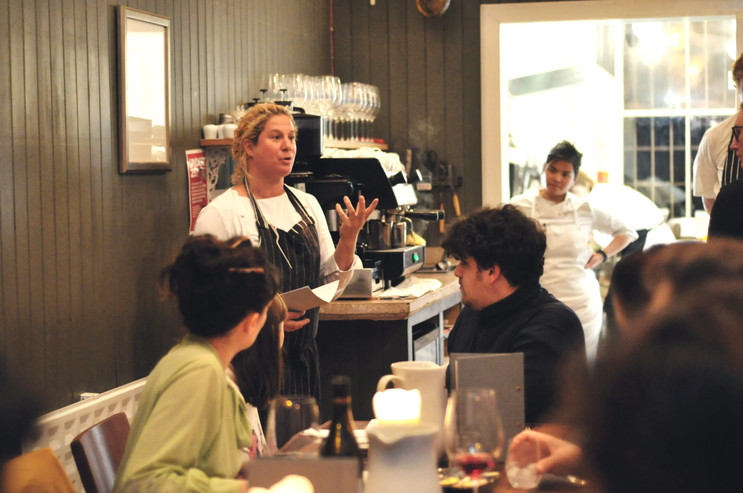 Ana Roš introduces her menu to EFS guests