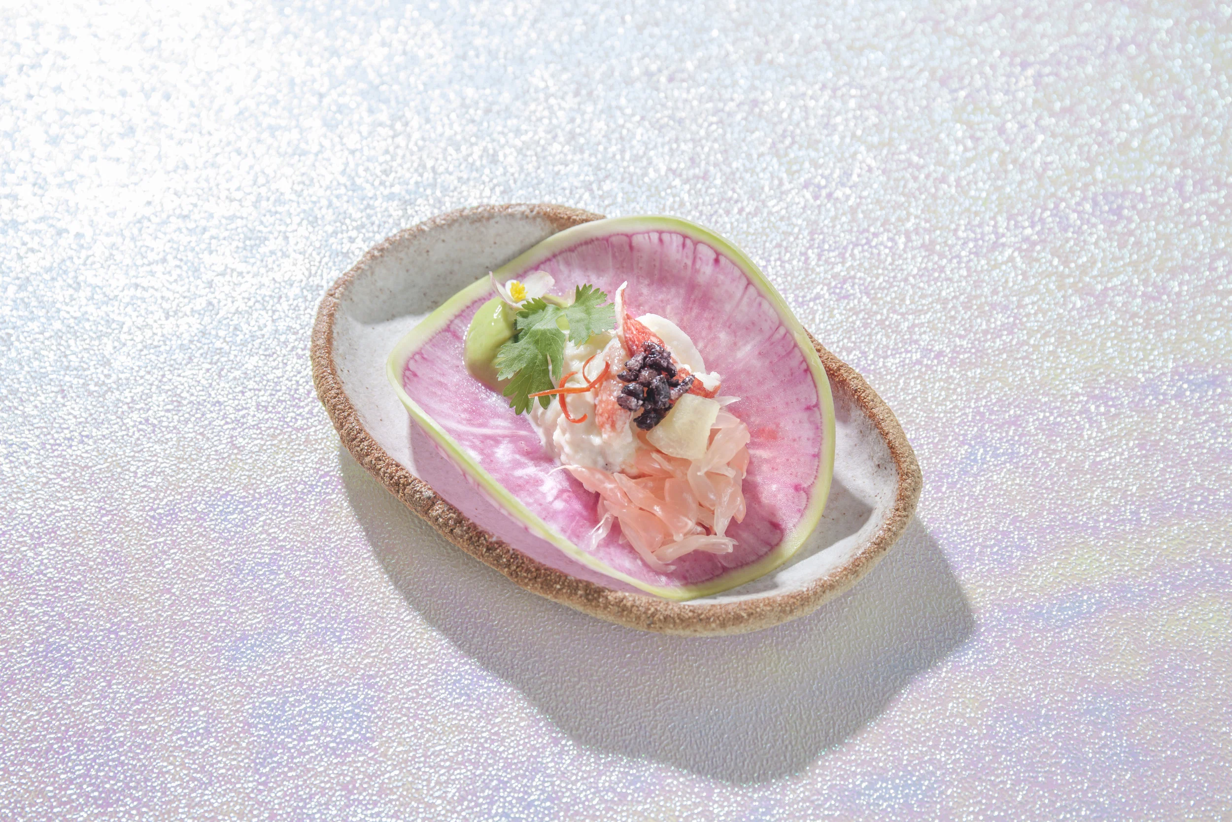 Crab and pomello taco.jpg