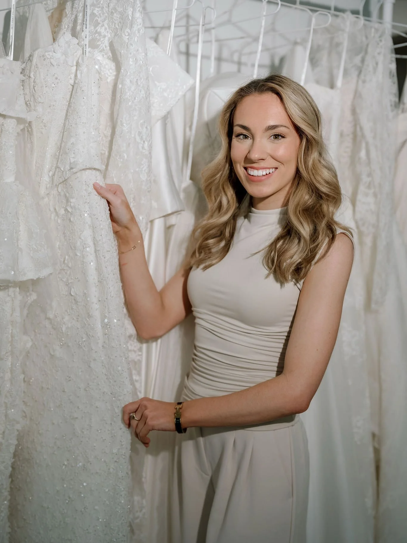 Introducing our newest Bridal Stylist, Allie Perkins 🤍 She comes to us with an extensive background in the prom industry and may have even helped you find a dress or two in high school. Her expertise on the best silhouette for each person&rsquo;s fi