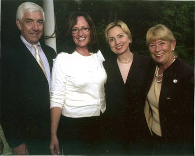 David, Marie, Senator Clinton and Congresswoman Carolyn McCarthy
