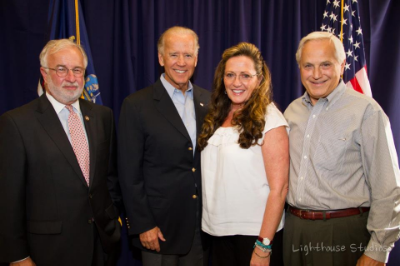 Congressman Tim Bishop, Vice President Joe Biden, Marie & Manny Arturi