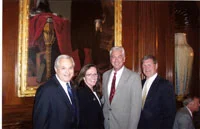 Manny, Marie, Vic Hadfield with Former Congressman Jack Quinn, R-NY