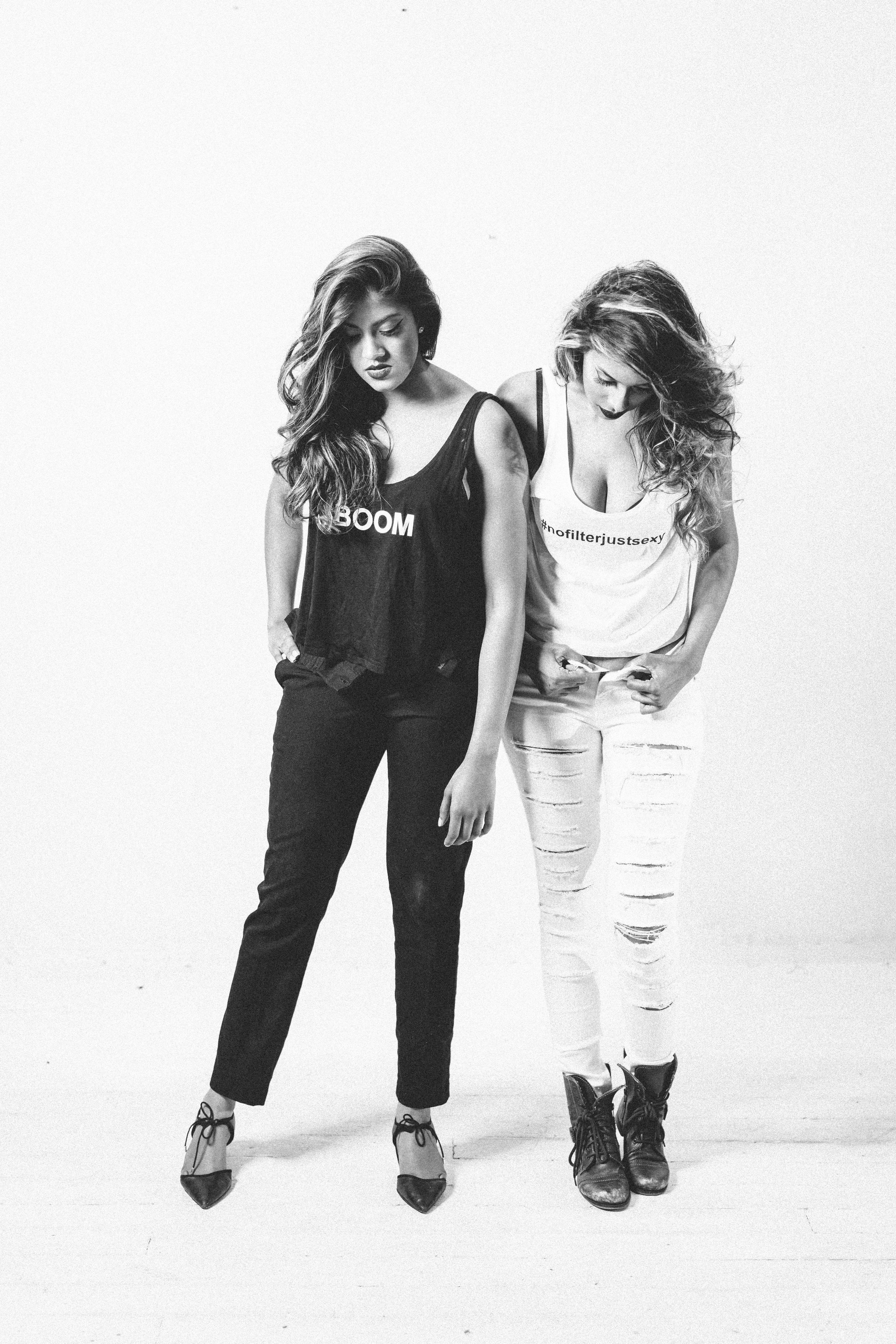 Kim and Anna for Hashtag Boom
