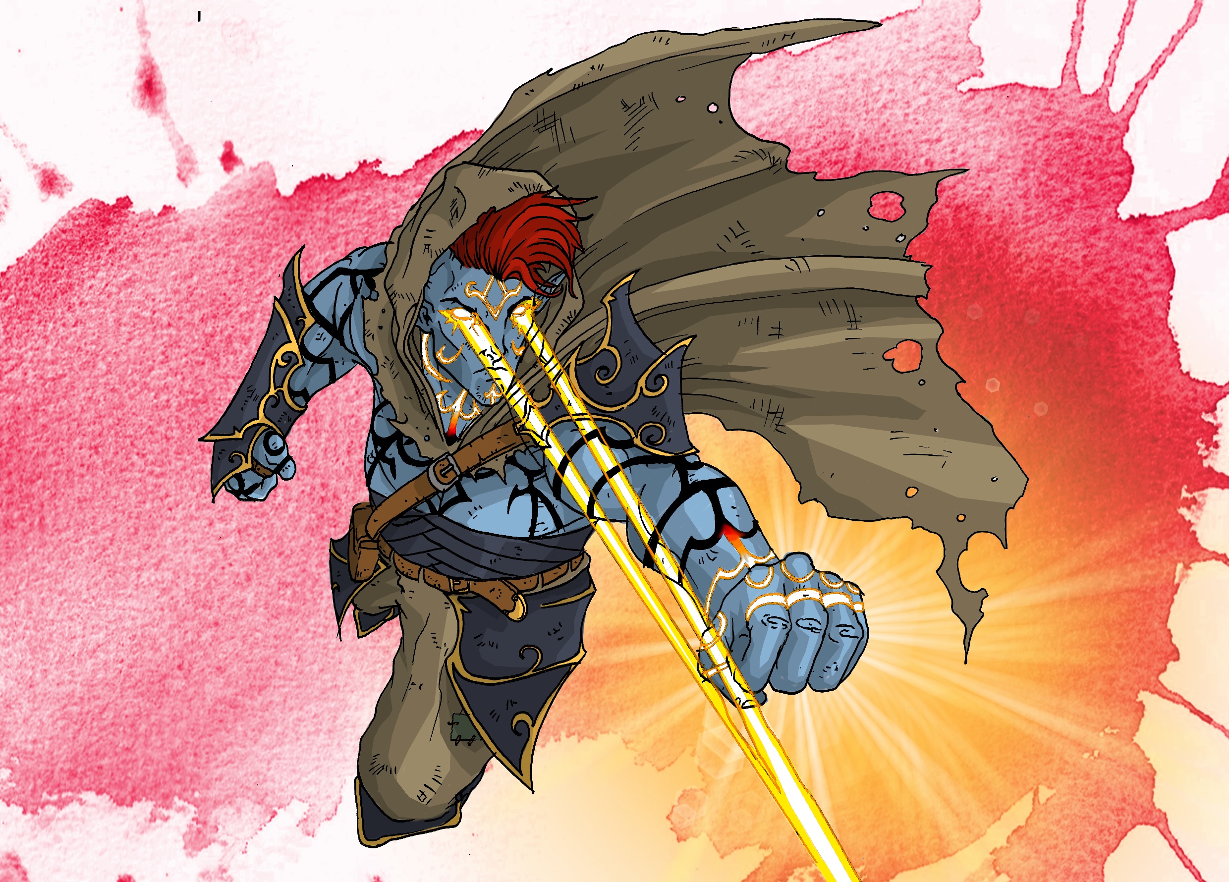 Be the super hero your monk deserves to be! (Artwork provided by Joshua Simmonds)
