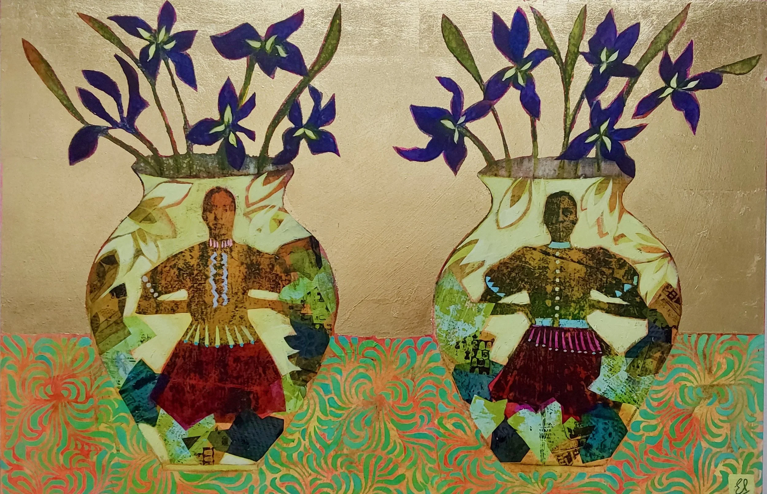 Duality, 56 x 81 cm (Framed size) Mixed media on wooden panel, £1,500 .jpeg