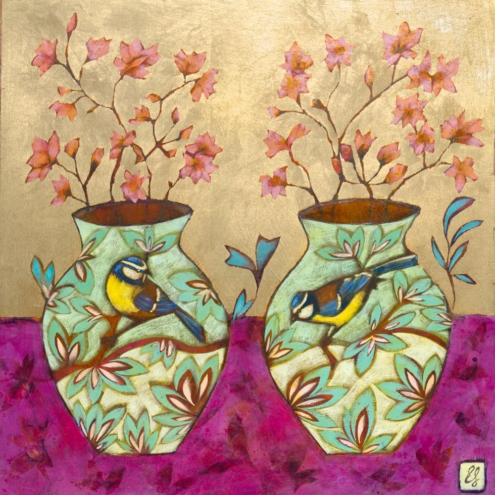 Blue Tits and Plum Blossom .jpg