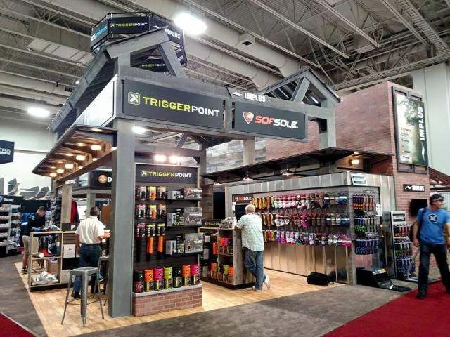 IMPLUS Custom Exhibit Booth at the Outdoor Retailer Show , Salt Lake City