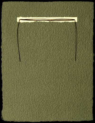 "Green Top Bound Binder"