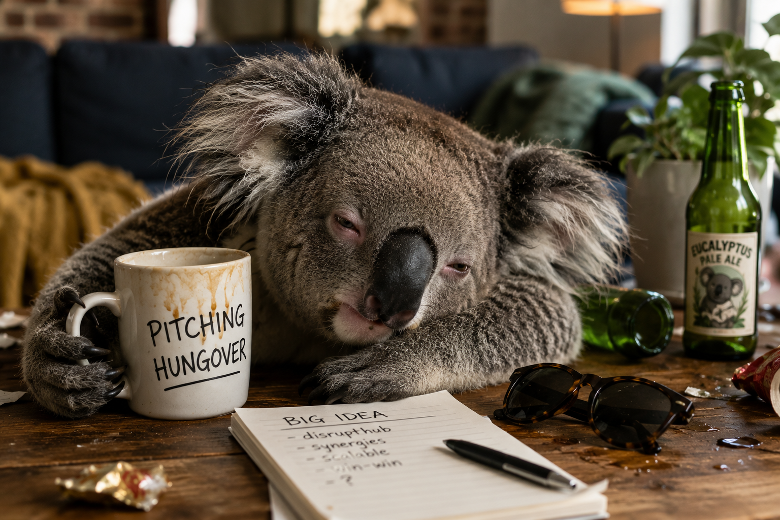 Why it's good to pitch hungover (sometimes) 