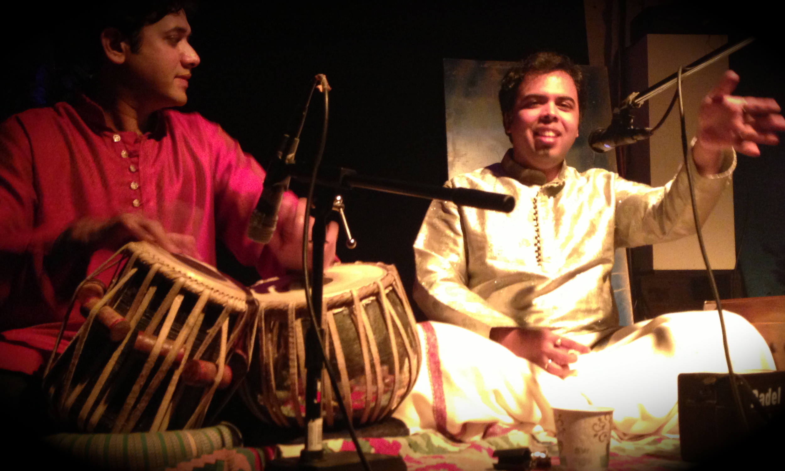 with Nitin Mitta, Late Night concert in Brooklyn, NY 2013