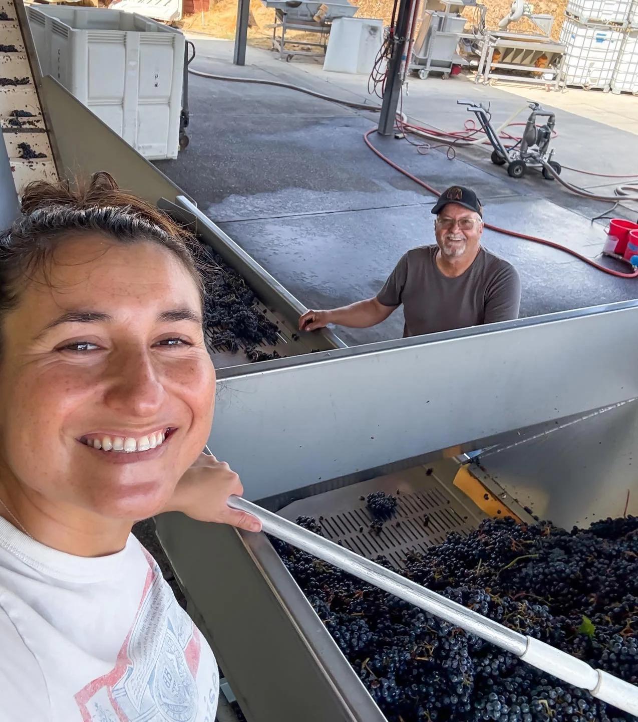 Shoutout to my dad this past month that helped me with harvest and also covering a few shifts at the tasting room. I couldn&rsquo;t do this without him! We harvested all our Viognier, Cab, and Malbec from our vineyard this year and it&rsquo;s a littl