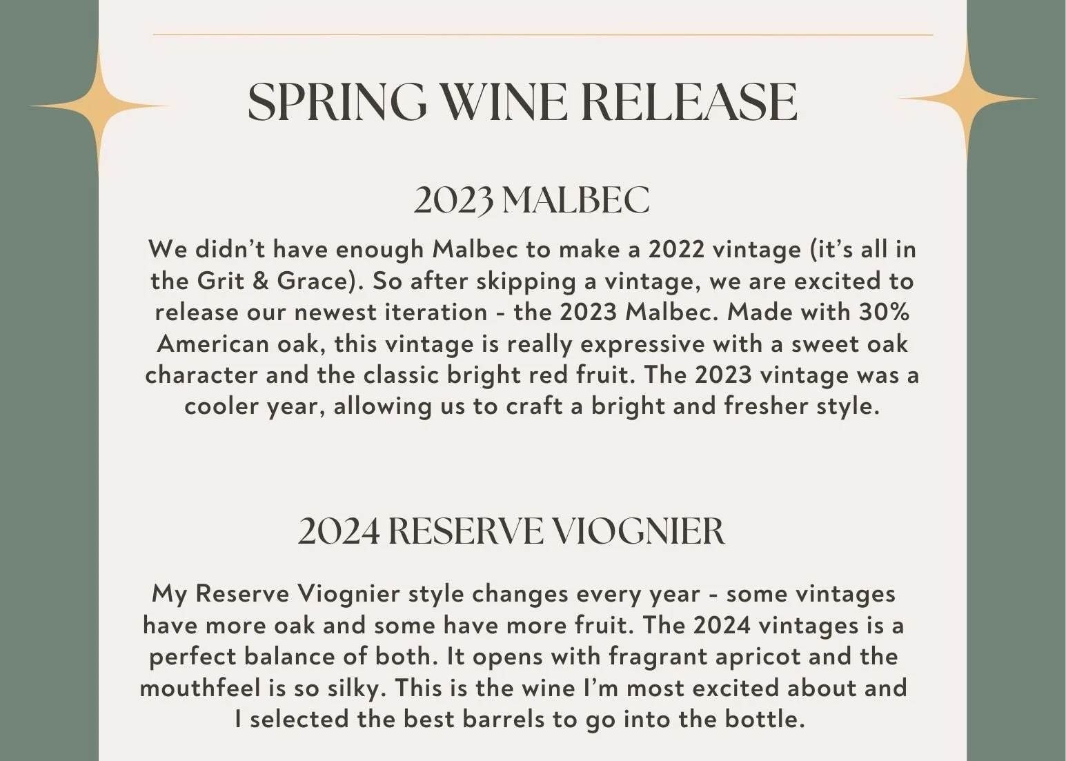 Spring Wine Club Pick Up 