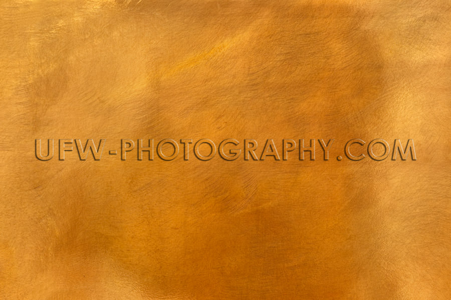 Golden brass metal plate background textured surface XL Stock Im
