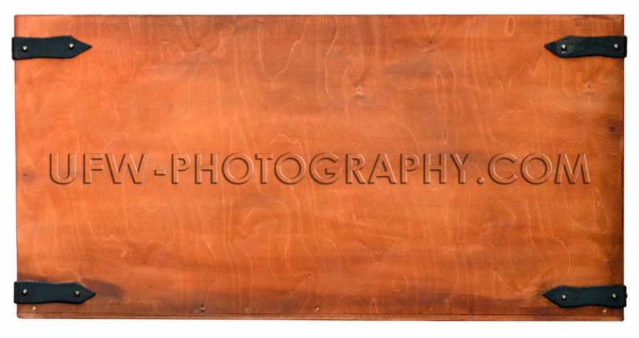 Background retro wood board metal fittings texture isolated deco