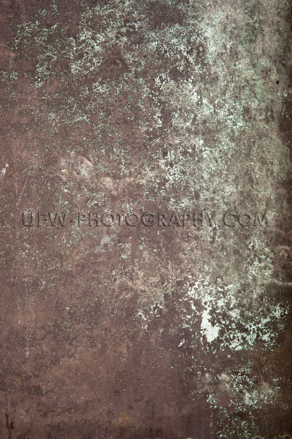 Dark brown light green bronze metal grunge background Stock Imag